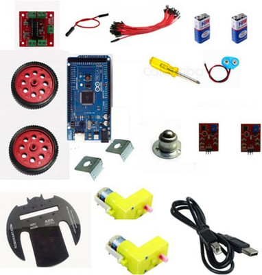 Robokart Line follower Complete kit with Arduino Mega 2560 Electronic Components Electronic Hobby Kit
Robokart Line follower Complete kit with Arduino Mega 2560 Electronic Components Electronic Hobby Kit