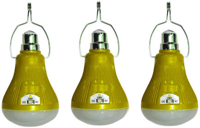 VRCT AC DC 3 Led Set Yelw Emergency Light(Yellow)