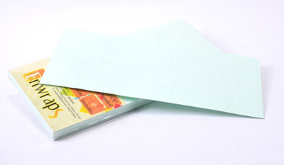 Enwraps Premium Threaded 11 x 5(inch) Envelopes(Pack of 25 Green)