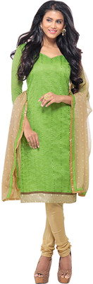 Jiya Chanderi Self Design, Embroidered Salwar Suit Dupatta Material(Un-stitched), Beige;green
Jiya Chanderi Self Design, Embroidered Salwar Suit Dupatta Material(Un-stitched), Beige;green