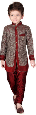 Jeet Boys Kurta and Pyjama Set, Red