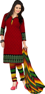 Jiya Crepe Self Design, Printed Salwar Suit Dupatta Material(Un-stitched), Multicolor;red
Jiya Crepe Self Design, Printed Salwar Suit Dupatta Material(Un-stitched), Multicolor;red