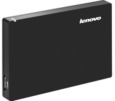 Lenovo Slim 1 TB Wired External Hard Disk Drive(Black)