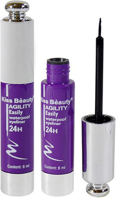 Kiss Beauty 24h Waterproof Eyeliner Pack of 1 6 ml(HTGMS)
