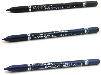 Bonjour Paris Single Apply 07 Black-Navy Blue-Party Blue Eye Liner 3.6 g(Black, Navy Blue, Party Blue)
Bonjour Paris Single Apply 07 Black-Navy Blue-Party Blue Eye Liner 3.6 g(Black, Navy Blue, Party Blue)