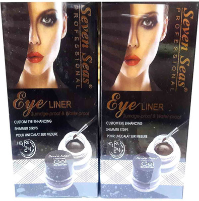 Seven Seas Eyeliner Set of 2S.S 5 g(Black)