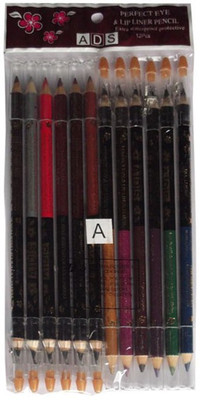 ADS Perfect Eye and Lip Liner Pencil 12 Pieces(Eye Liner, Lip Liner Pencil 12 Pieces)
ADS Perfect Eye and Lip Liner Pencil 12 Pieces(Eye Liner, Lip Liner Pencil 12 Pieces)
