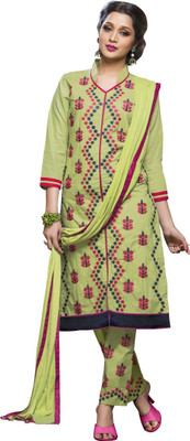 Jiya Cotton Self Design, Embroidered Salwar Suit Dupatta Material(Un-stitched), Light green
Jiya Cotton Self Design, Embroidered Salwar Suit Dupatta Material(Un-stitched), Light green