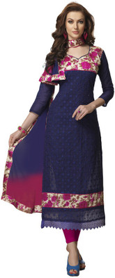 Trendz Apparels Chanderi Embroidered Salwar Suit Dupatta Material(Un-stitched), Dark blue
Trendz Apparels Chanderi Embroidered Salwar Suit Dupatta Material(Un-stitched), Dark blue