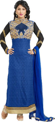 Indian Wear Online Georgette Embroidered Semi-stitched Salwar Suit Dupatta Material, Blue
Indian Wear Online Georgette Embroidered Semi-stitched Salwar Suit Dupatta Material, Blue