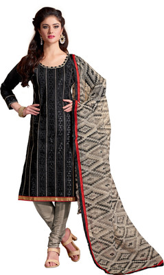 Khushali Chanderi Self Design, Embroidered Salwar Suit Dupatta Material(Un-stitched), Black;brown
Khushali Chanderi Self Design, Embroidered Salwar Suit Dupatta Material(Un-stitched), Black;brown