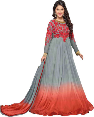 Shreeji Fashion Georgette Embroidered Semi-stitched Salwar Suit Dupatta Material, Grey;red
Shreeji Fashion Georgette Embroidered Semi-stitched Salwar Suit Dupatta Material, Grey;red
