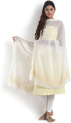Kasturi-B Swadeshi Karigari Cotton Embroidered Salwar Suit Dupatta Material(Un-stitched), Light yellow;white
Kasturi-B Swadeshi Karigari Cotton Embroidered Salwar Suit Dupatta Material(Un-stitched), Light yellow;white
