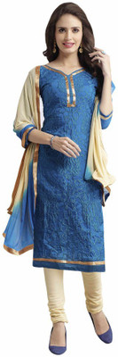 Trendz Apparels Chanderi Embroidered Salwar Suit Dupatta Material(Un-stitched), Light blue
Trendz Apparels Chanderi Embroidered Salwar Suit Dupatta Material(Un-stitched), Light blue