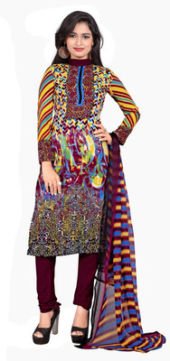 Jiya Crepe Self Design, Printed Salwar Suit Dupatta Material(Un-stitched), Multicolor;purple
Jiya Crepe Self Design, Printed Salwar Suit Dupatta Material(Un-stitched), Multicolor;purple