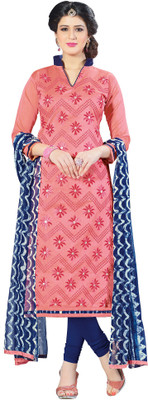 Jiya Chanderi Self Design, Embroidered Salwar Suit Dupatta Material(Un-stitched), Blue;pink;white
Jiya Chanderi Self Design, Embroidered Salwar Suit Dupatta Material(Un-stitched), Blue;pink;white