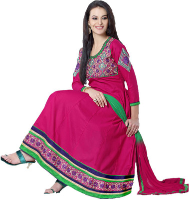 Party Wear Dresses Georgette Embroidered Semi-stitched Salwar Suit Dupatta Material, Pink
Party Wear Dresses Georgette Embroidered Semi-stitched Salwar Suit Dupatta Material, Pink