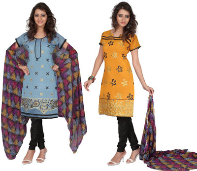 Trendz Apparels Chanderi Embroidered Dress/Top Material(Un-stitched), Multicolor
Trendz Apparels Chanderi Embroidered Dress/Top Material(Un-stitched), Multicolor