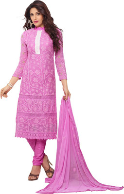 Vandv Shop Chiffon Embroidered Salwar Suit Dupatta Material(Un-stitched), Pink
Vandv Shop Chiffon Embroidered Salwar Suit Dupatta Material(Un-stitched), Pink