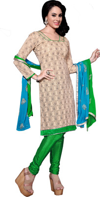 Khushali Chanderi Self Design Salwar Suit Dupatta Material(Un-stitched), Beige;black;green;light blue
Khushali Chanderi Self Design Salwar Suit Dupatta Material(Un-stitched), Beige;black;green;light blue