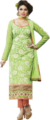 GoAavaran Cotton Silk Blend Embroidered Salwar Suit Dupatta Material(Un-stitched), Green orange multicolor
GoAavaran Cotton Silk Blend Embroidered Salwar Suit Dupatta Material(Un-stitched), Green orange multicolor