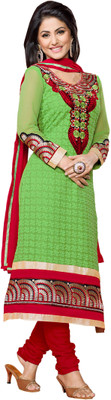 Jiya Georgette Self Design, Embroidered Dress/Top Material(Un-stitched), Green;red
Jiya Georgette Self Design, Embroidered Dress/Top Material(Un-stitched), Green;red