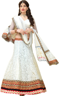 Indian Wear Online Georgette Embroidered Semi-stitched Salwar Suit Dupatta Material, White
Indian Wear Online Georgette Embroidered Semi-stitched Salwar Suit Dupatta Material, White
