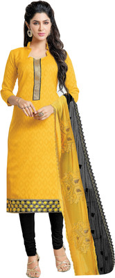 Khushali Jacquard Self Design, Embroidered Salwar Suit Dupatta Material(Un-stitched), Black;yellow
Khushali Jacquard Self Design, Embroidered Salwar Suit Dupatta Material(Un-stitched), Black;yellow