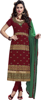 Khushali Georgette Self Design, Embroidered Salwar Suit Dupatta Material(Un-stitched), Green;maroon
Khushali Georgette Self Design, Embroidered Salwar Suit Dupatta Material(Un-stitched), Green;maroon