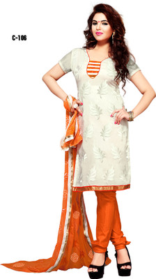 BanoRani Chanderi Embroidered Semi-stitched Salwar Suit Dupatta Material, Multicolor
BanoRani Chanderi Embroidered Semi-stitched Salwar Suit Dupatta Material, Multicolor