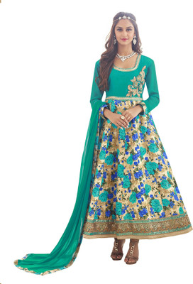 Khushali Silk Self Design, Embroidered Salwar Suit Dupatta Material(Un-stitched), Light green;multicolor
Khushali Silk Self Design, Embroidered Salwar Suit Dupatta Material(Un-stitched), Light green;multicolor