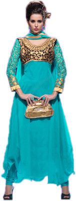 Party Wear Dresses Georgette Embroidered Semi-stitched Salwar Suit Dupatta Material, Blue
Party Wear Dresses Georgette Embroidered Semi-stitched Salwar Suit Dupatta Material, Blue