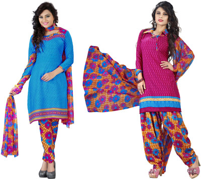 Jiya Crepe Self Design, Printed Salwar Suit Dupatta Material(Un-stitched), Light blue;multicolor;pink
Jiya Crepe Self Design, Printed Salwar Suit Dupatta Material(Un-stitched), Light blue;multicolor;pink