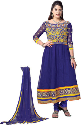 Indian Wear Online Georgette Embroidered Semi-stitched Salwar Suit Dupatta Material, Blue
Indian Wear Online Georgette Embroidered Semi-stitched Salwar Suit Dupatta Material, Blue