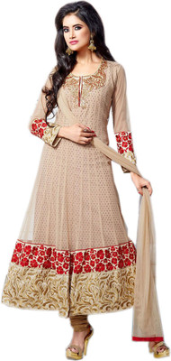 V And V Shop Net Embroidered Semi-stitched Salwar Suit Dupatta Material, Red;white
V And V Shop Net Embroidered Semi-stitched Salwar Suit Dupatta Material, Red;white