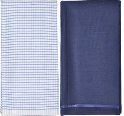 Gwalior Suitings Cotton Polyester Blend Checkered Shirt & Trouser Fabric(Un-stitched), Blue
Gwalior Suitings Cotton Polyester Blend Checkered Shirt & Trouser Fabric(Un-stitched), Blue