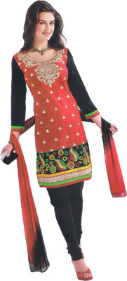 Indian Wear Online Georgette Embroidered Semi-stitched Salwar Suit Dupatta Material, Red
Indian Wear Online Georgette Embroidered Semi-stitched Salwar Suit Dupatta Material, Red