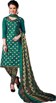 Jiya Chanderi Self Design, Embroidered Salwar Suit Dupatta Material(Un-stitched), Green;multicolor
Jiya Chanderi Self Design, Embroidered Salwar Suit Dupatta Material(Un-stitched), Green;multicolor