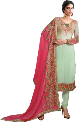 Jiya Georgette Self Design, Embellished, Embroidered Salwar Suit Dupatta Material(Un-stitched), Light green;pink
Jiya Georgette Self Design, Embellished, Embroidered Salwar Suit Dupatta Material(Un-stitched), Light green;pink