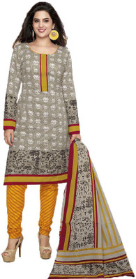 Indian Wear Online Cotton Printed Semi-stitched Salwar Suit Dupatta Material, Grey
Indian Wear Online Cotton Printed Semi-stitched Salwar Suit Dupatta Material, Grey