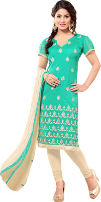 Jiya Chanderi Self Design, Embroidered Salwar Suit Dupatta Material(Un-stitched), Beige;green
Jiya Chanderi Self Design, Embroidered Salwar Suit Dupatta Material(Un-stitched), Beige;green