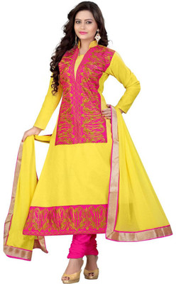 Party Wear Dresses Georgette Embroidered Semi-stitched Salwar Suit Dupatta Material, Yellow
Party Wear Dresses Georgette Embroidered Semi-stitched Salwar Suit Dupatta Material, Yellow