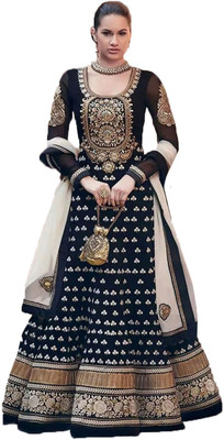 Mannat Art Georgette Embroidered Semi-stitched Salwar Suit Dupatta Material, Black
Mannat Art Georgette Embroidered Semi-stitched Salwar Suit Dupatta Material, Black