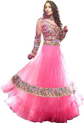Party Wear Dresses Georgette Embroidered Semi-stitched Salwar Suit Dupatta Material, Pink
Party Wear Dresses Georgette Embroidered Semi-stitched Salwar Suit Dupatta Material, Pink