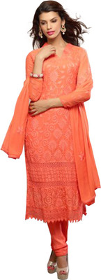 Shreeji Fashion Georgette Self Design Semi-stitched Salwar Suit Dupatta Material, Orange
Shreeji Fashion Georgette Self Design Semi-stitched Salwar Suit Dupatta Material, Orange