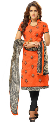 Khushali Jacquard Self Design, Embroidered Salwar Suit Dupatta Material(Un-stitched), Black;grey;orange
Khushali Jacquard Self Design, Embroidered Salwar Suit Dupatta Material(Un-stitched), Black;grey;orange