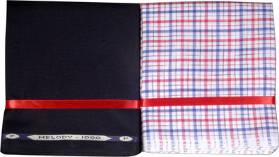 Kundan Viscose Solid, Striped, Checkered Shirt & Trouser Fabric(Un-stitched), Navy
Kundan Viscose Solid, Striped, Checkered Shirt & Trouser Fabric(Un-stitched), Navy