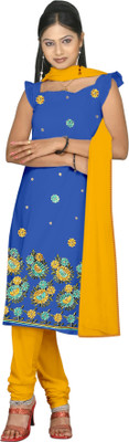 Party Wear Dresses Cotton Embroidered Salwar Suit Dupatta Material(Un-stitched), Blue
Party Wear Dresses Cotton Embroidered Salwar Suit Dupatta Material(Un-stitched), Blue
