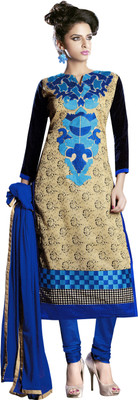 Khushali Chanderi Self Design, Embroidered Salwar Suit Dupatta Material(Un-stitched), Beige;blue
Khushali Chanderi Self Design, Embroidered Salwar Suit Dupatta Material(Un-stitched), Beige;blue