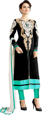 Jiya Georgette Self Design, Embroidered Salwar Suit Dupatta Material(Un-stitched), Black;green;white
Jiya Georgette Self Design, Embroidered Salwar Suit Dupatta Material(Un-stitched), Black;green;white